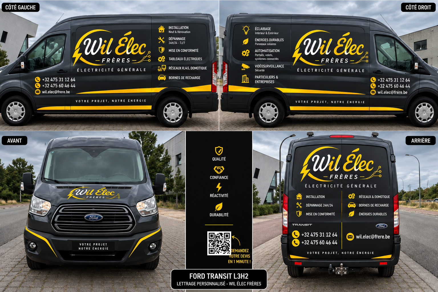 Camionnette Wil Elec Freres